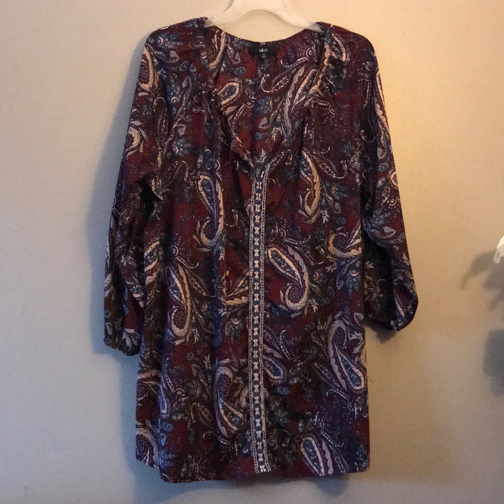 Paisley print tunic